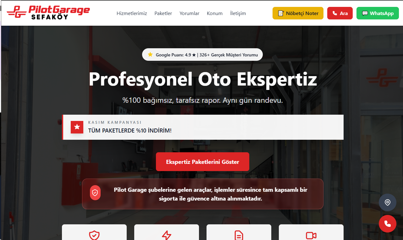 Pilot Garage Sefaköy